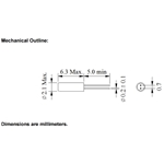 AKER插件石英晶振,CT26-32.768-12.5-20-X,電話機(jī)晶振